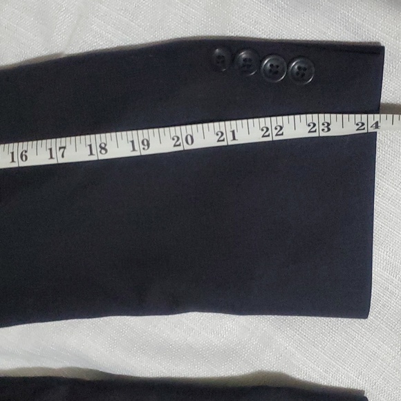 Oscar De La Renta Components Men’s Suit Jacket​ 100% Wool Black Size 40 S - Picture 14 of 14